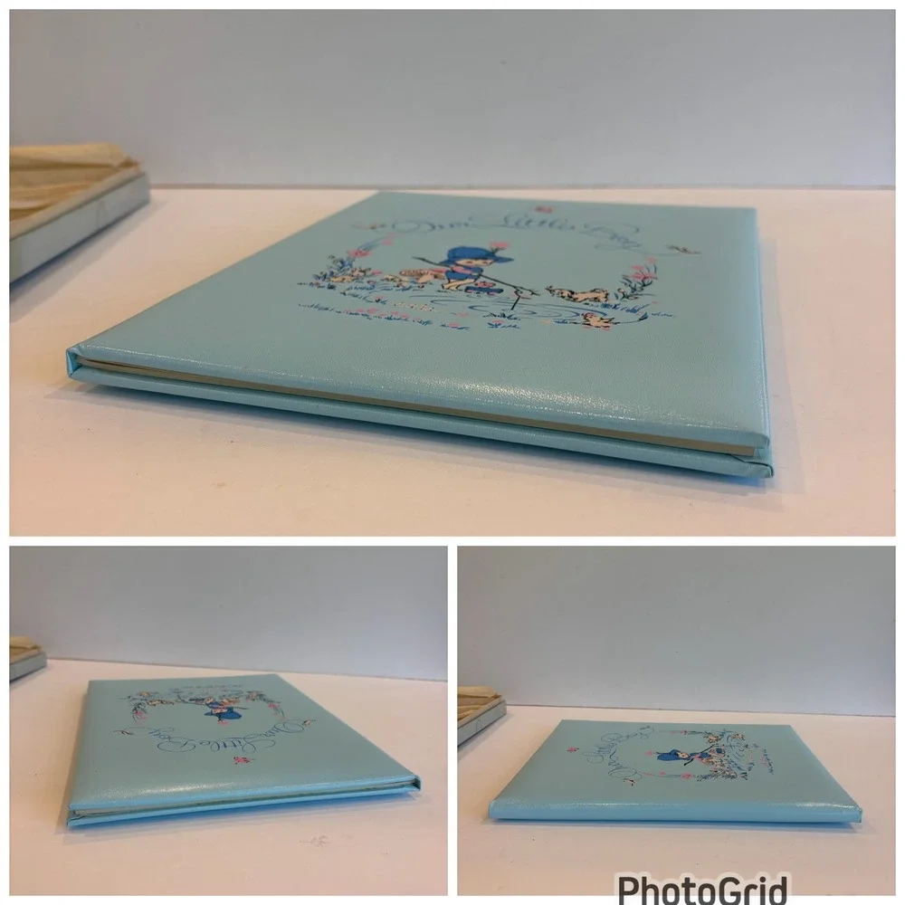 Vintage Our Little Boy Baby Book Stina Nagel Illustrations Blue New 1960s